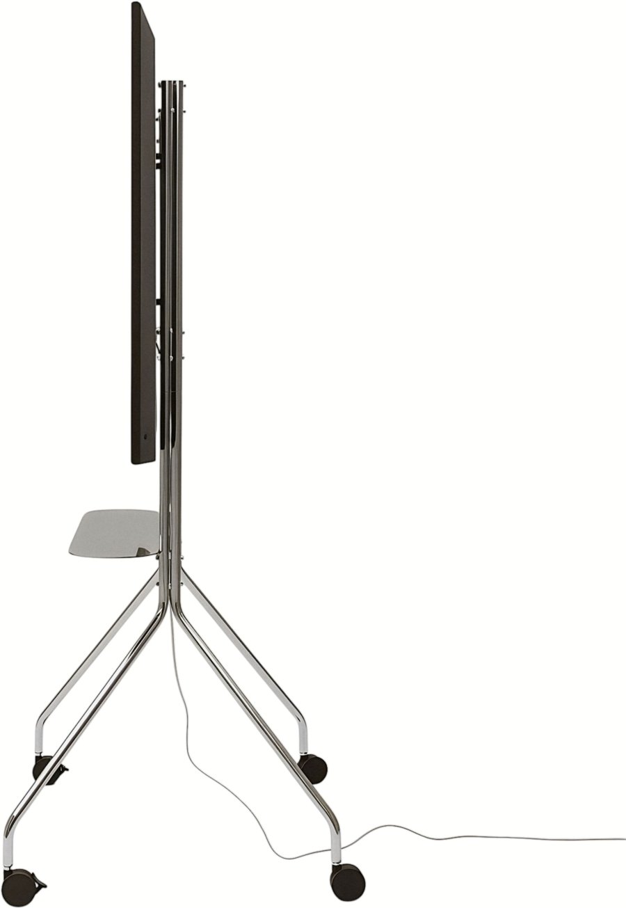 Pedestal Moon Pro TV-Stander H158, Chrome